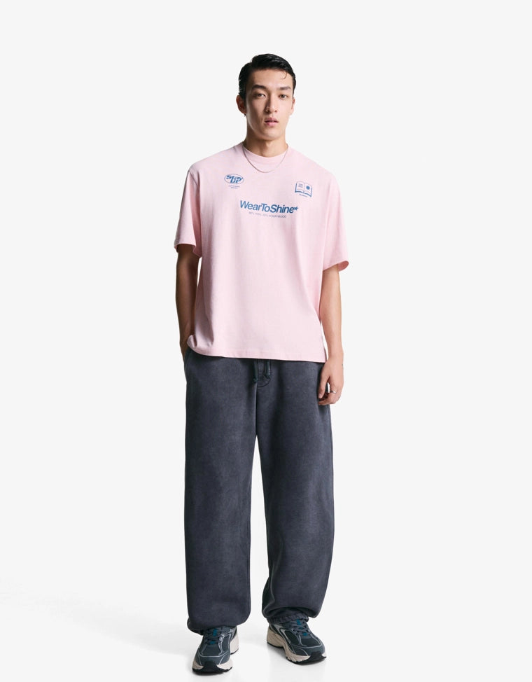 Tricou BERSHKA, roz