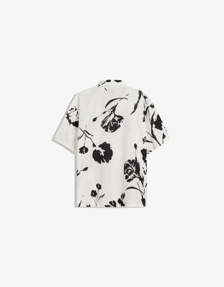 Cămașă cu mânecă scurtă BERSHKA, mix culori