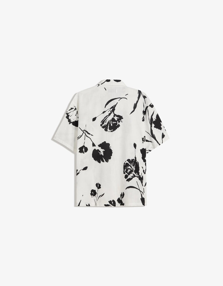 Cămașă cu mânecă scurtă BERSHKA, mix culori