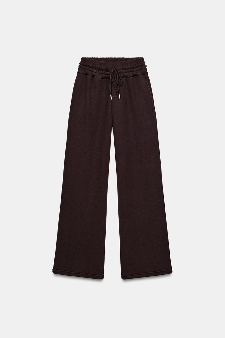 Pantaloni Zara, maro