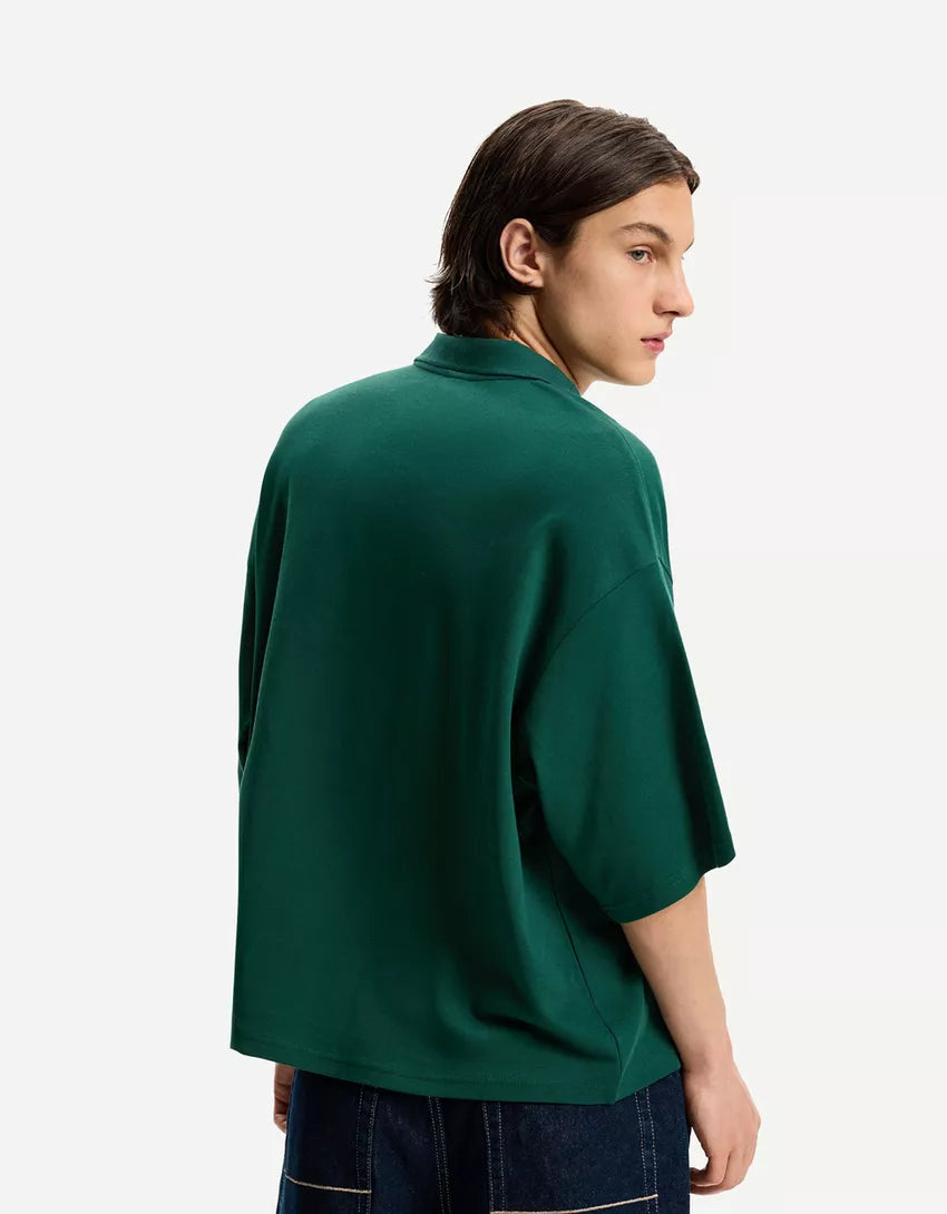 Tricou BERSHKA, verde