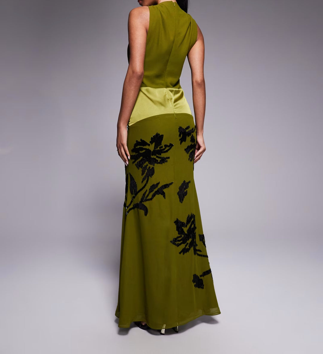 Rochie de ocazie Asos, verde