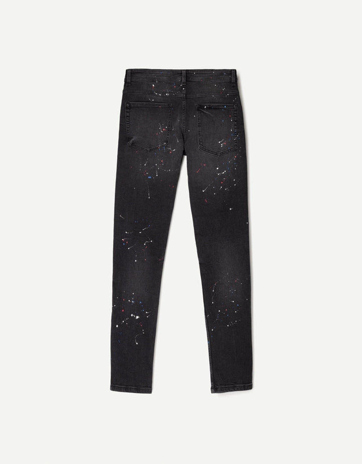 Jeans BERSHKA, negru