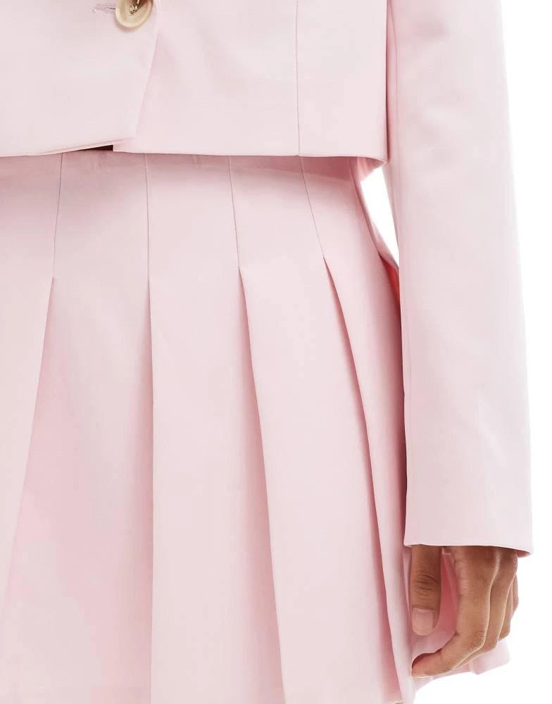 MISS SELFRIDGE rakott nadrág, rózsaszín