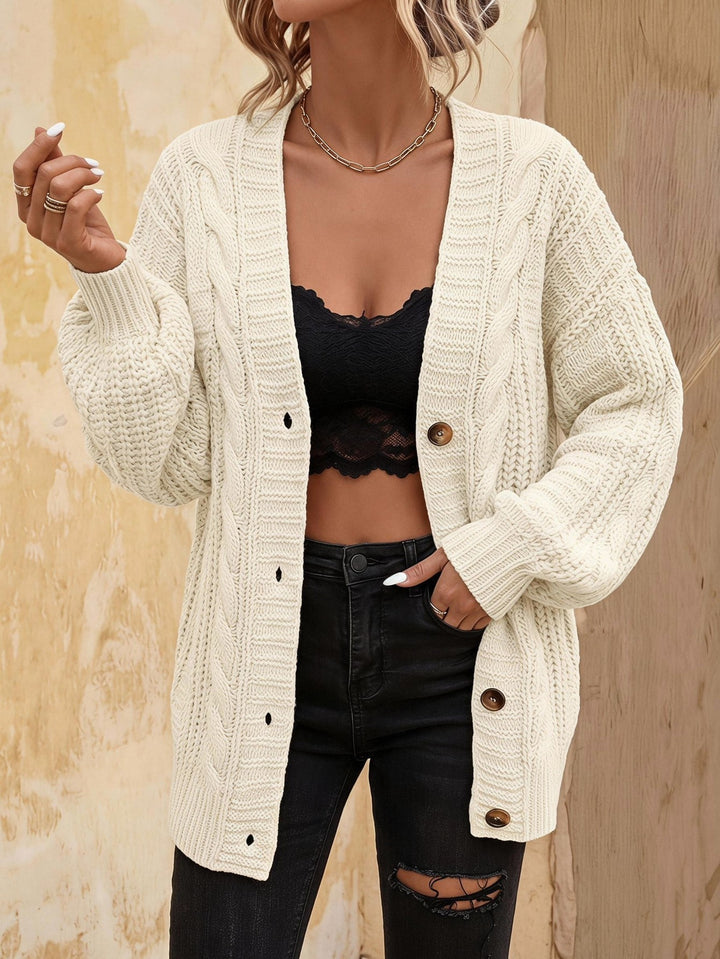 Cardigan SHEIN, crem
