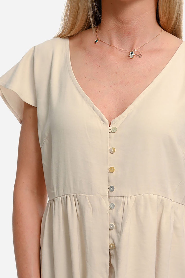 Rochie mini ONLY, bej