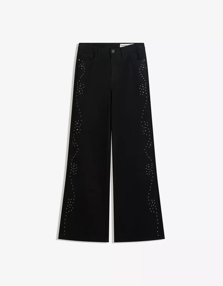 Jeans Bershka, negru