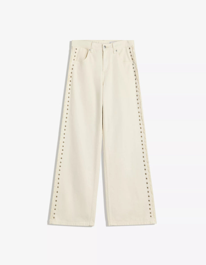 Jeans Bershka, crem