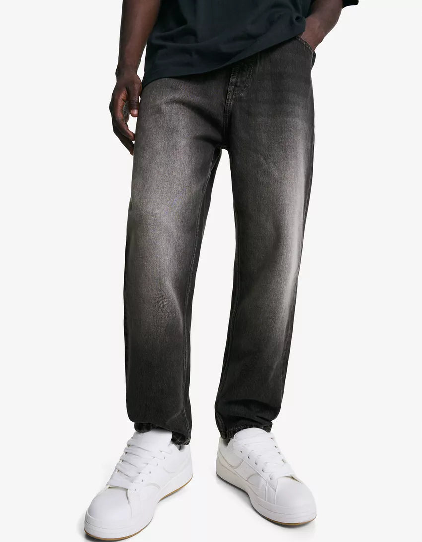 Jeans BERSHKA, gri