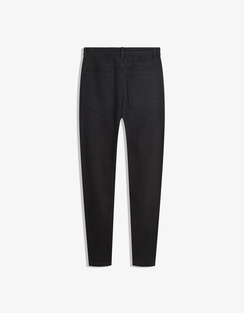 Jeans BERSHKA, negru