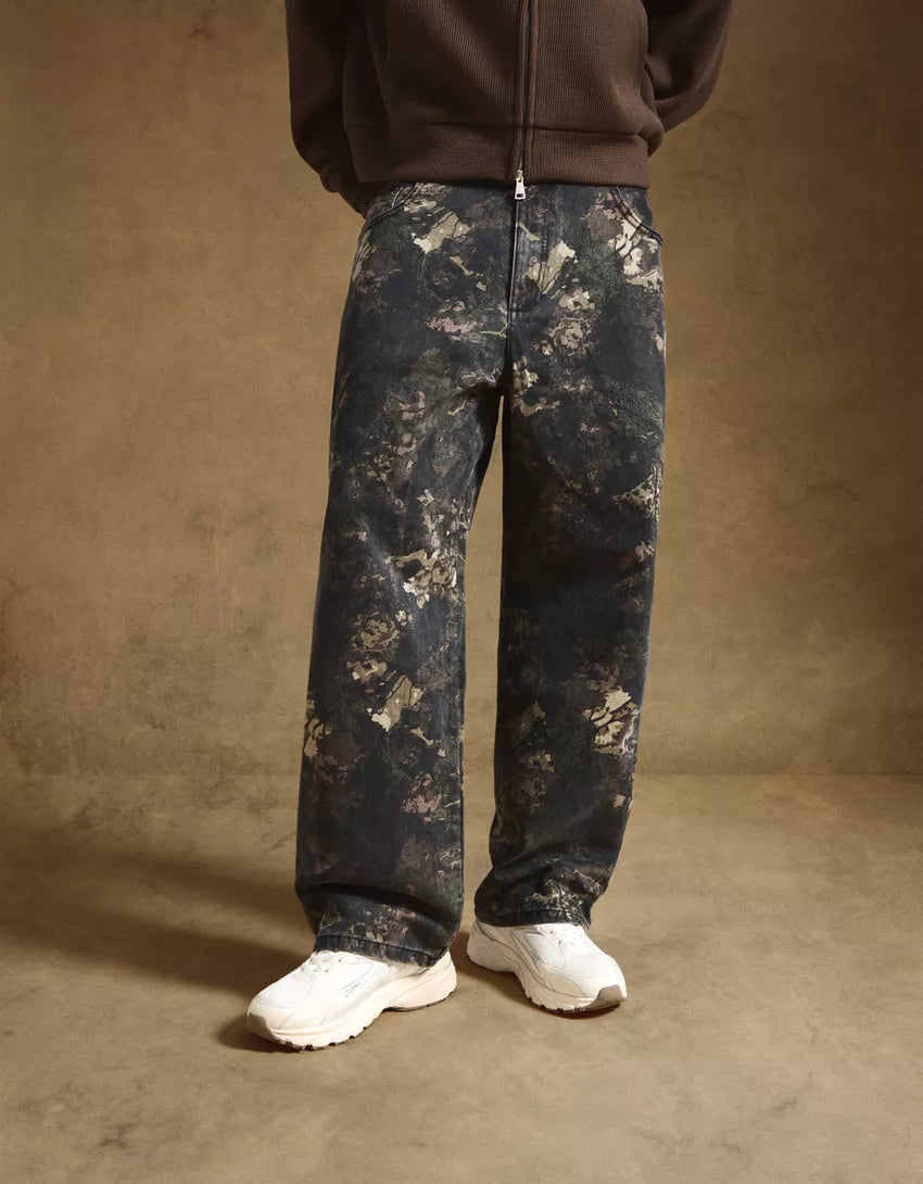 Jeans BERSHKA, mix culori