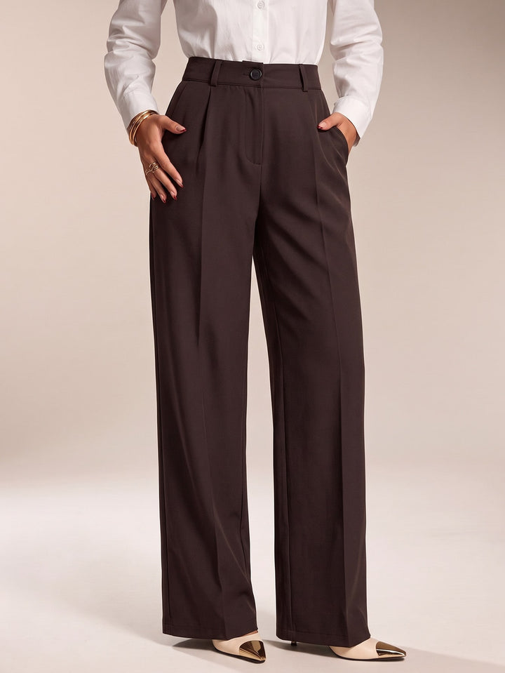 Pantalon SHEIN, maro