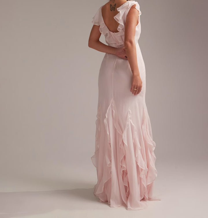 Rochie maxi Asos, roz