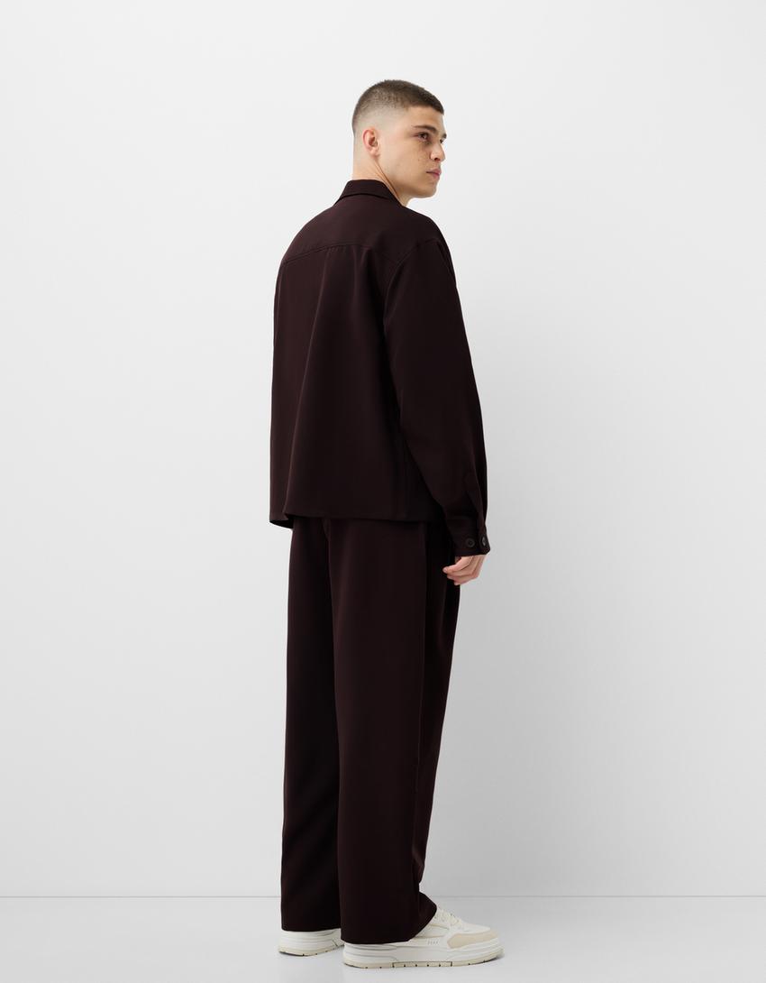 Cămașă BERSHKA, negru