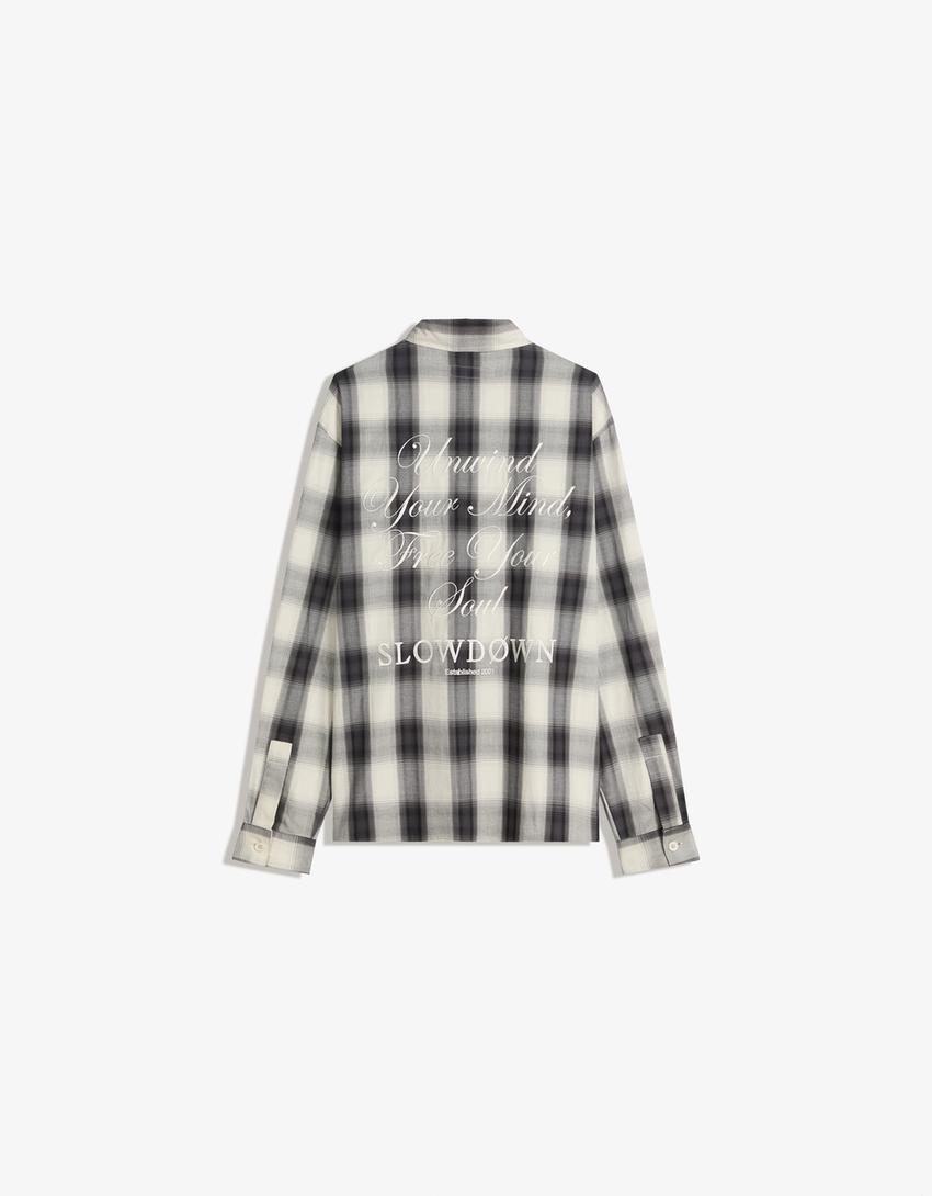 Cămașă BERSHKA, mix culori