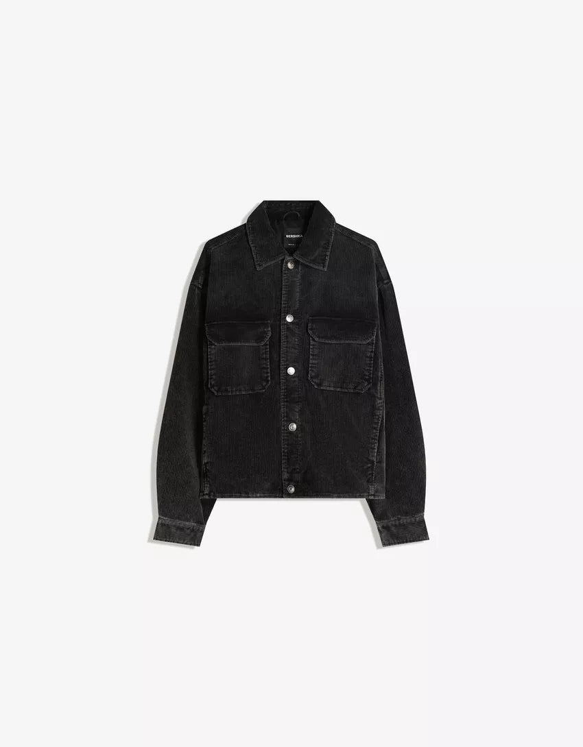 Jachetă BERSHKA, negru