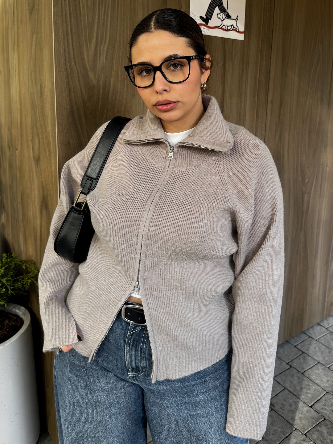 Cardigan SHEIN, bej