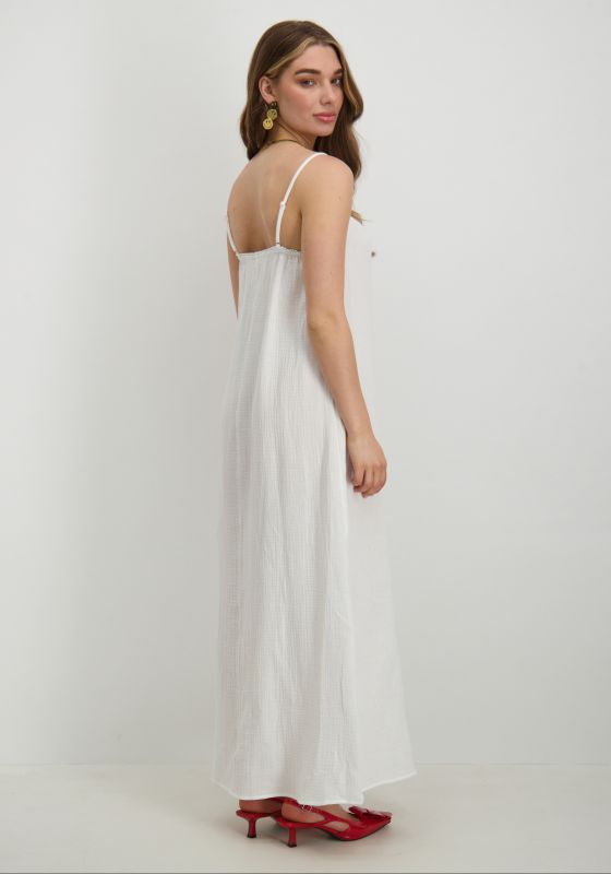 Rochie maxi VERO MODA, alb