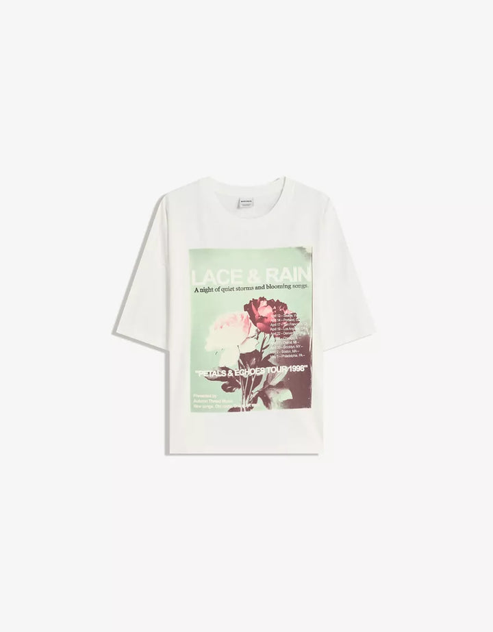 Tricou Bershka, gri