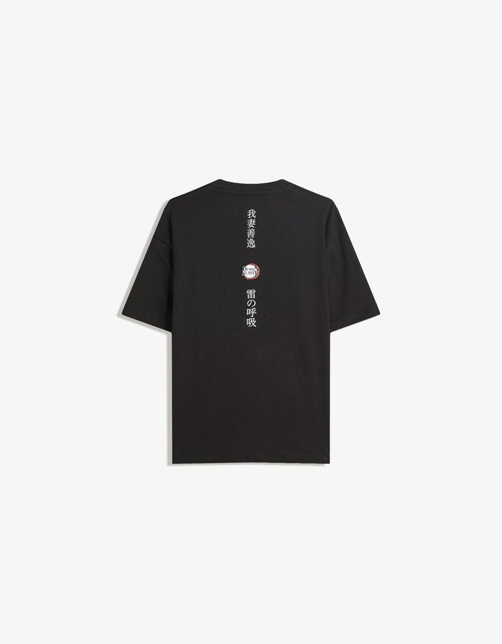 Póló BERSHKA, fekete