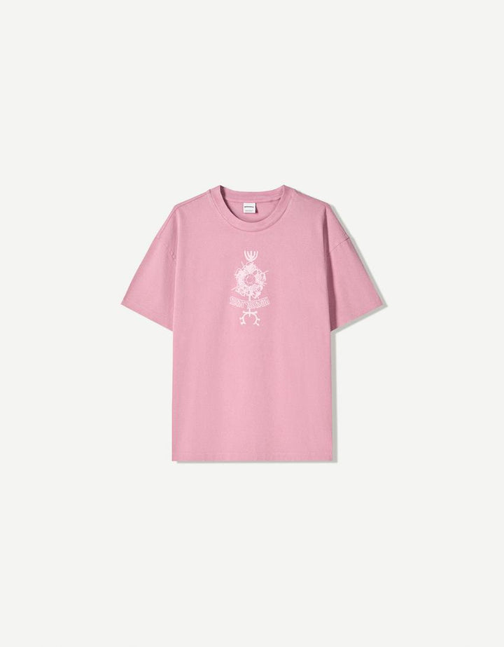 Tricou BERSHKA, roz