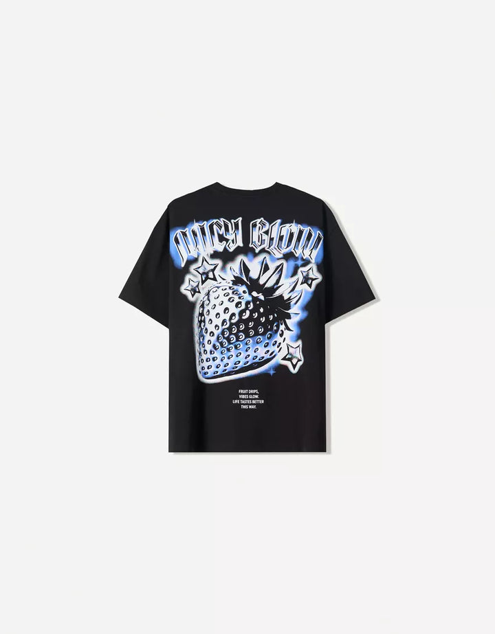 Tricou BERSHKA, negru