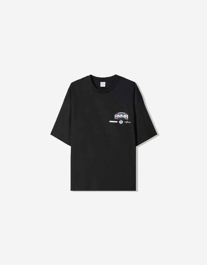 Tricou BERSHKA, negru