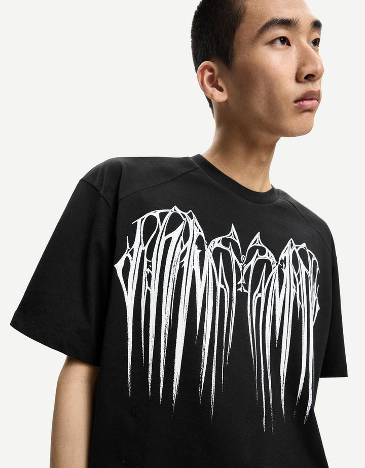 Tricou BERSHKA, negru