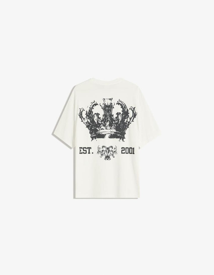Tricou BERSHKA, alb
