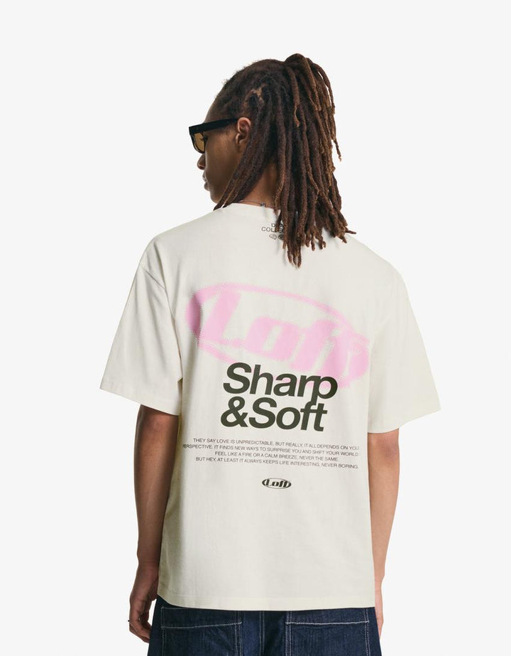 Tricou BERSHKA, crem