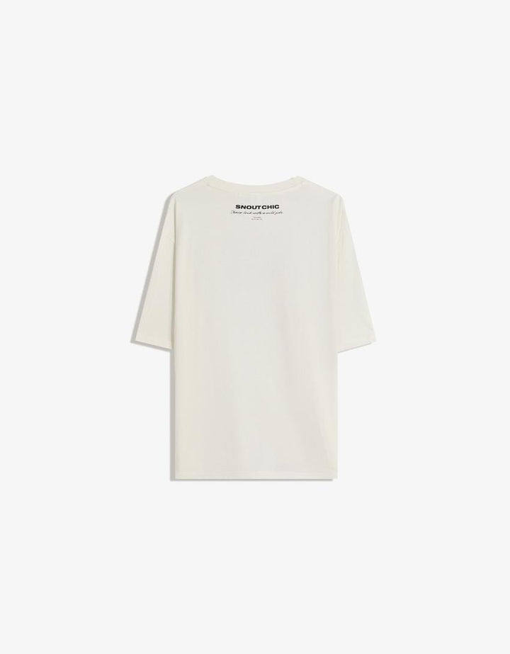 Tricou BERSHKA, alb
