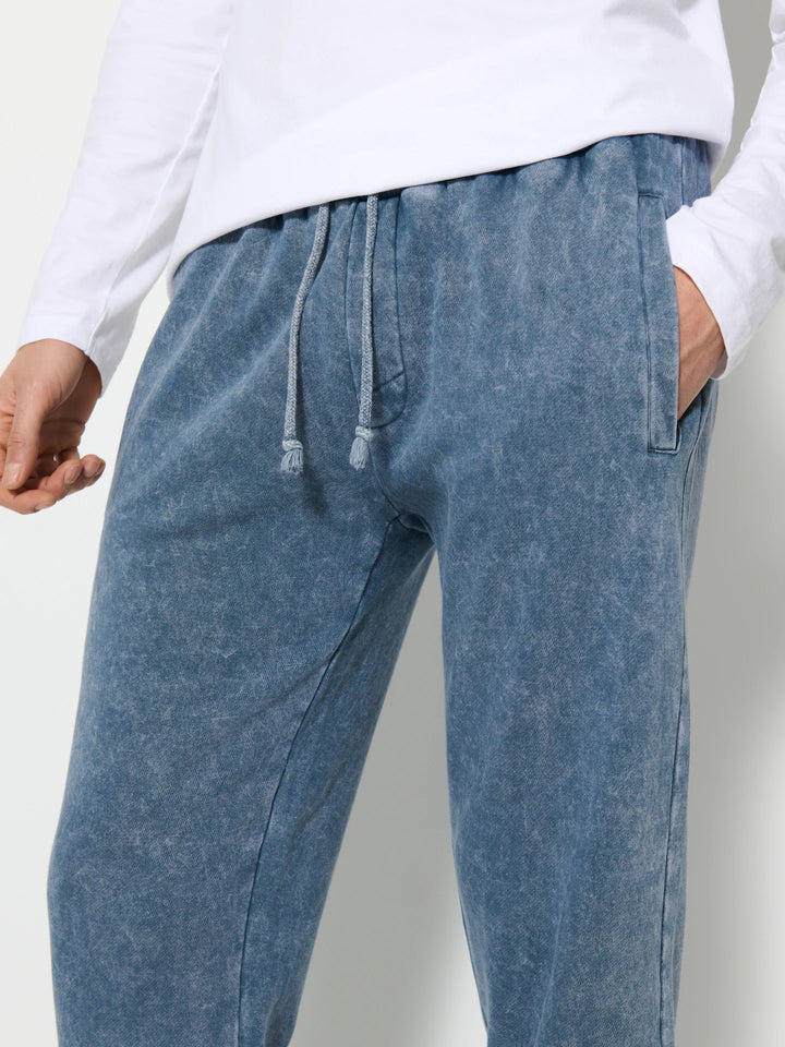 Pantaloni de trening SINSAY, albastru