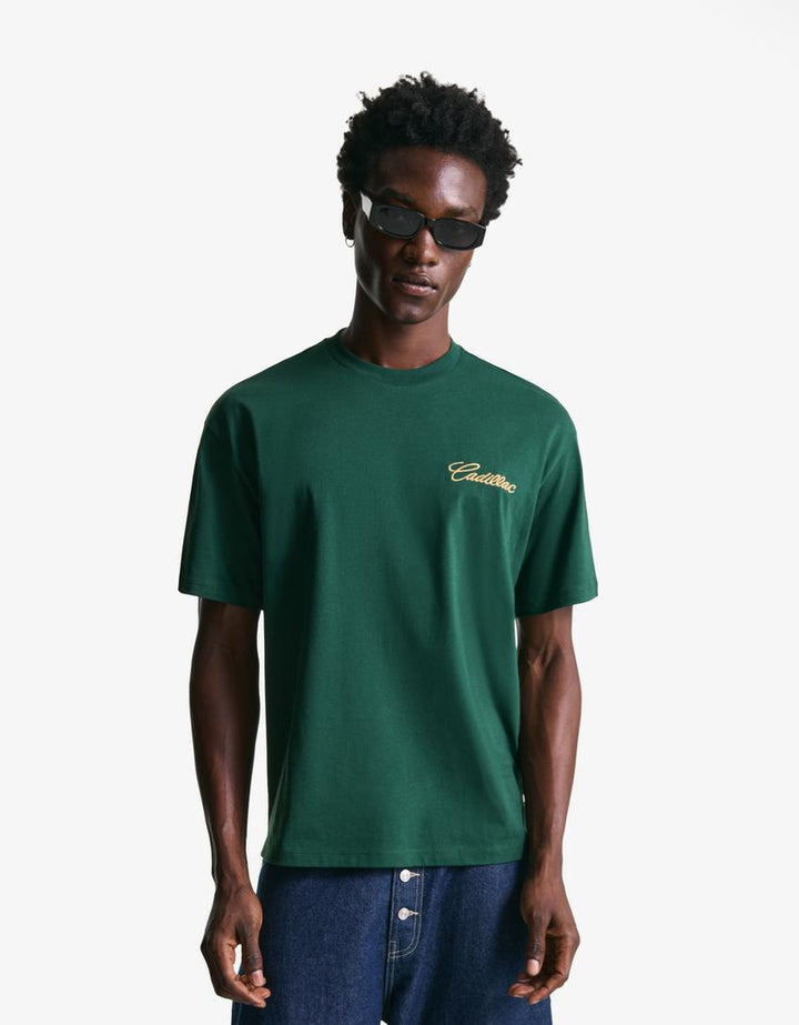 Póló BERSHKA, zöld