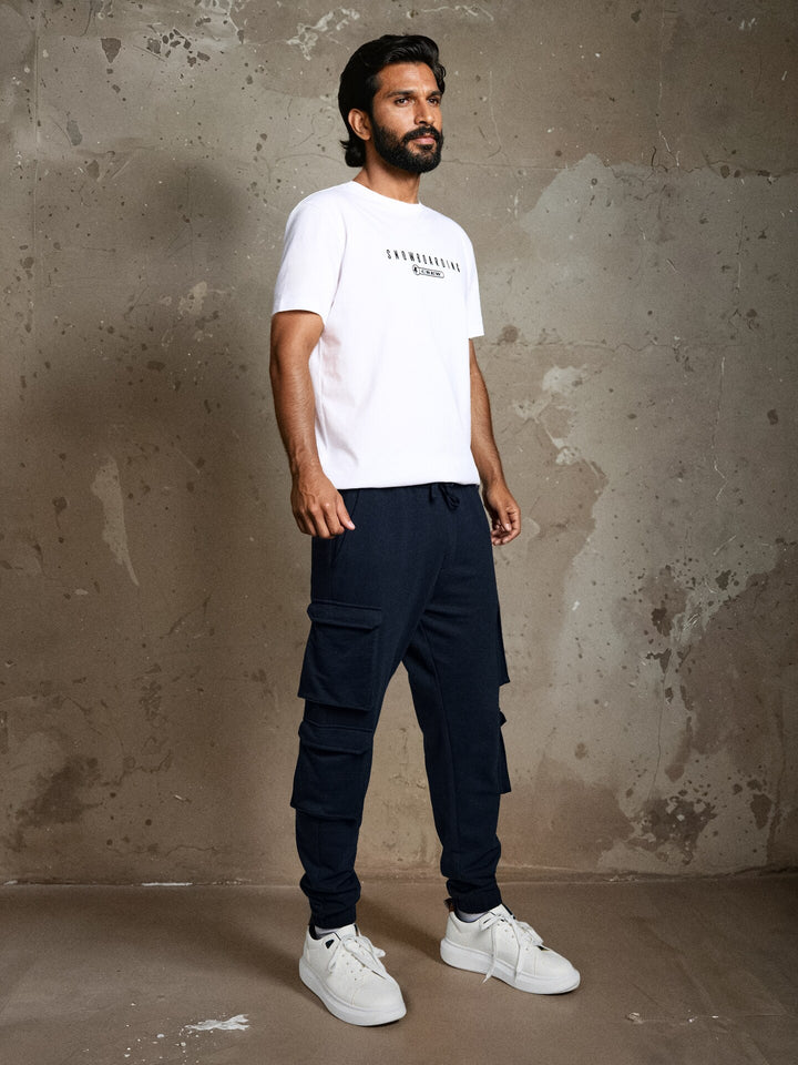 Pantaloni de trening SINSAY, albastru