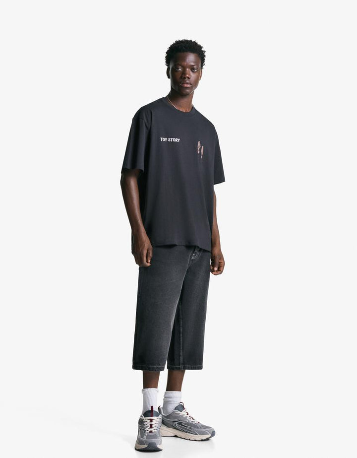 Tricou BERSHKA, negru