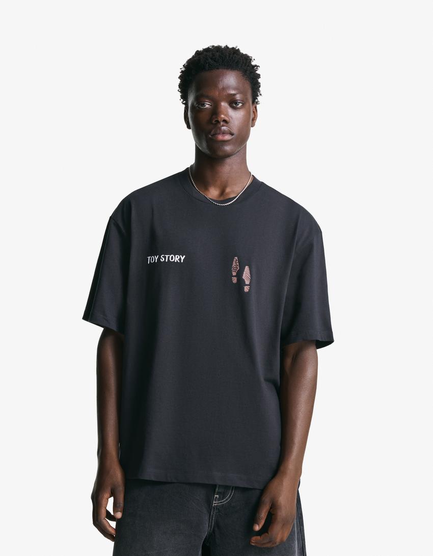 Tricou BERSHKA, negru