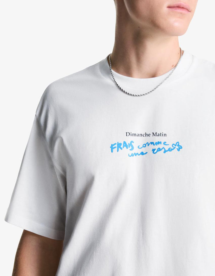 Tricou BERSHKA, alb