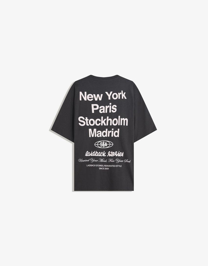 Tricou BERSHKA, negru