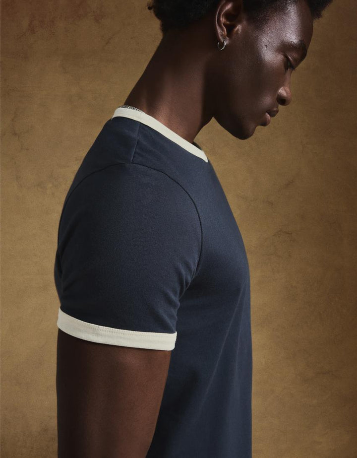 Tricou BERSHKA, albastru