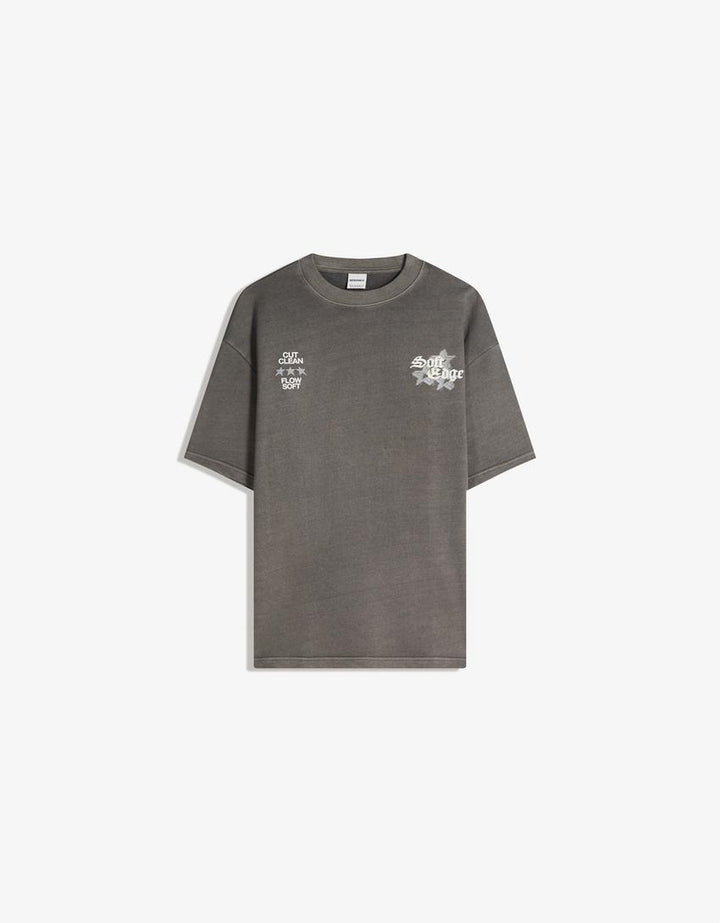 Tricou BERSHKA, gri