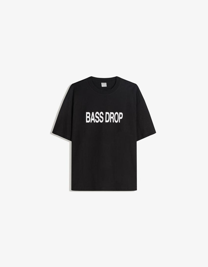 Tricou BERSHKA, negru