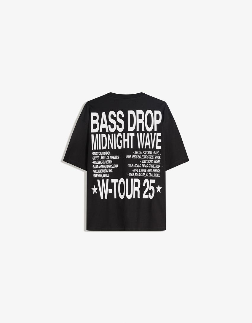 Tricou BERSHKA, negru