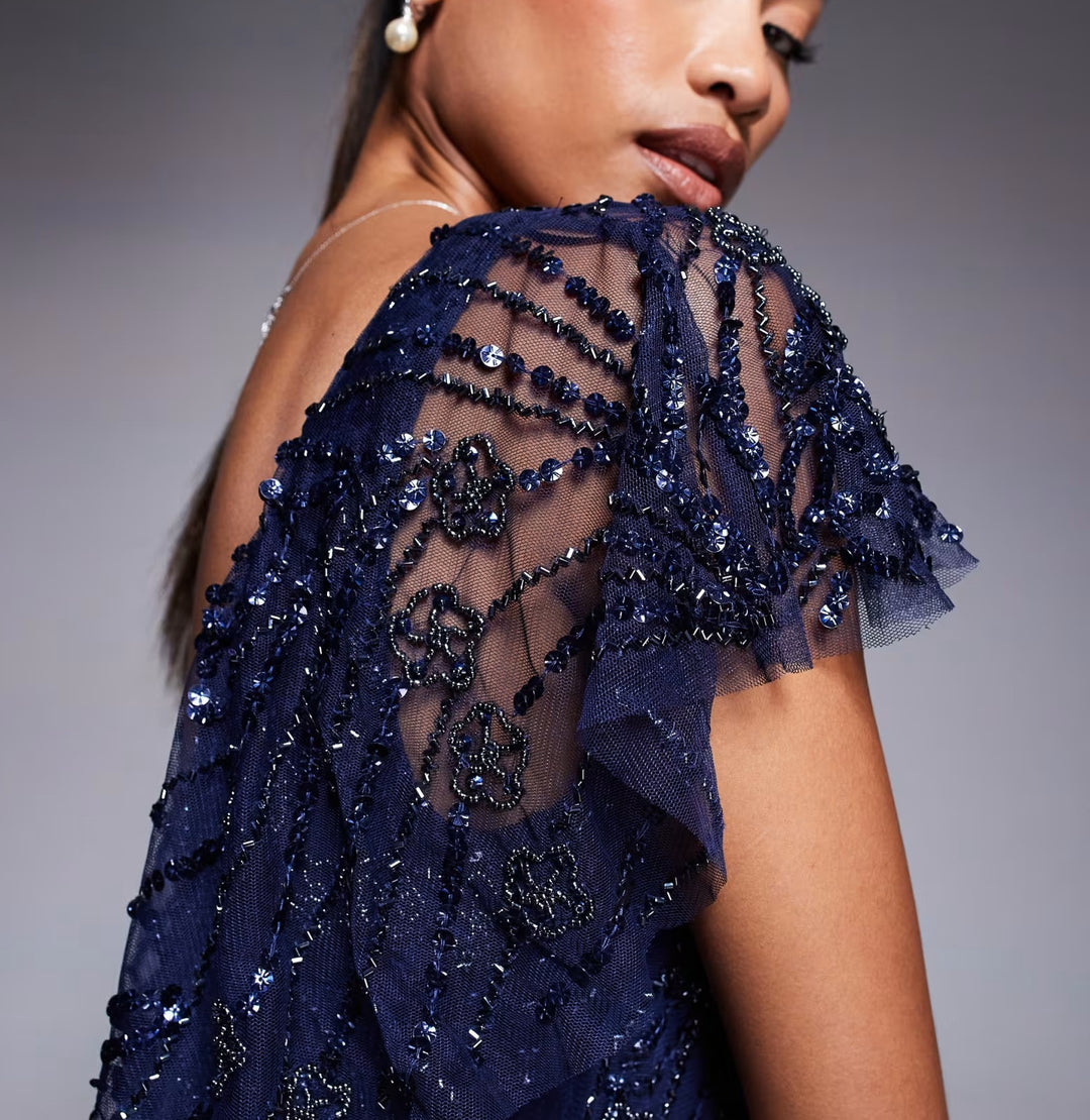 Rochie de ocazie Asos, albastru