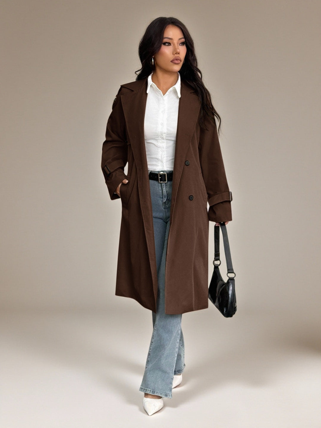 Trench SHEIN, maro