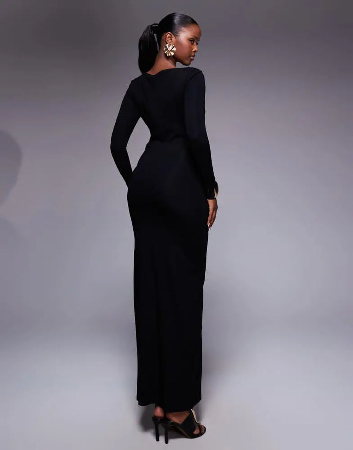 Rochie maxi ASOS, negru