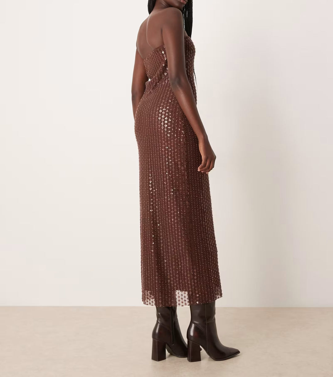 Rochie de ocazie Asos, maro