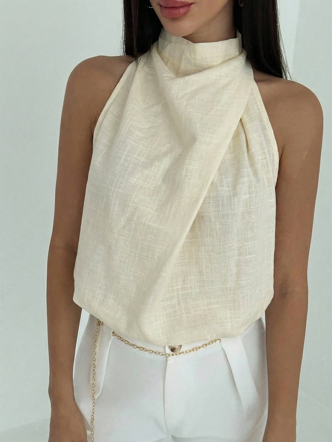 Top SHEIN, portocaliu