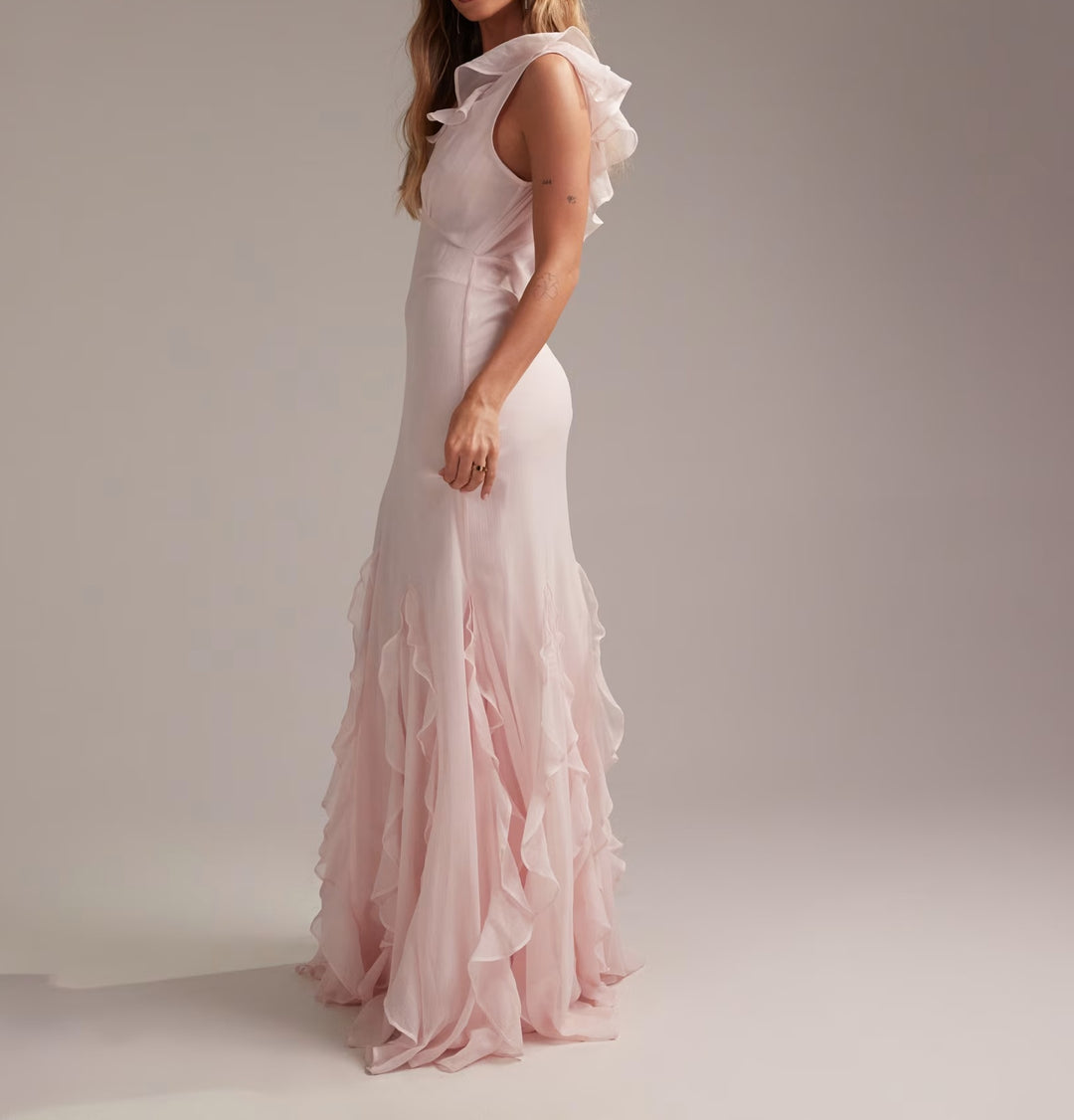 Rochie maxi Asos, roz