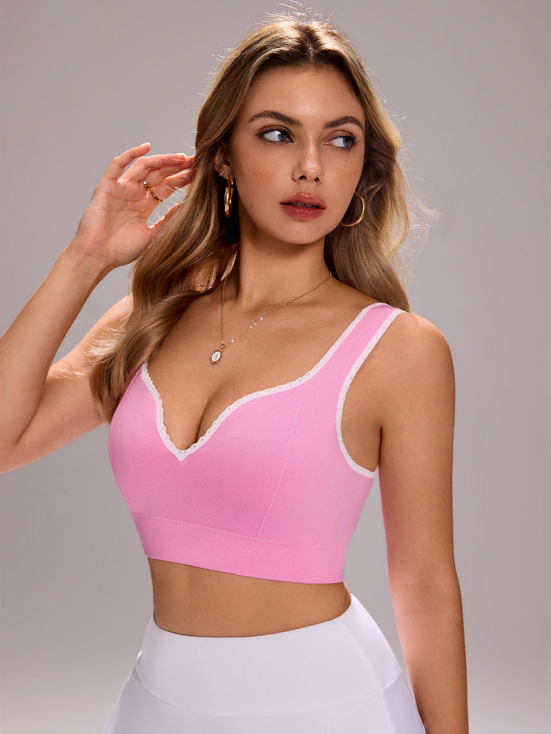 Bustieră sport SHEIN, roz