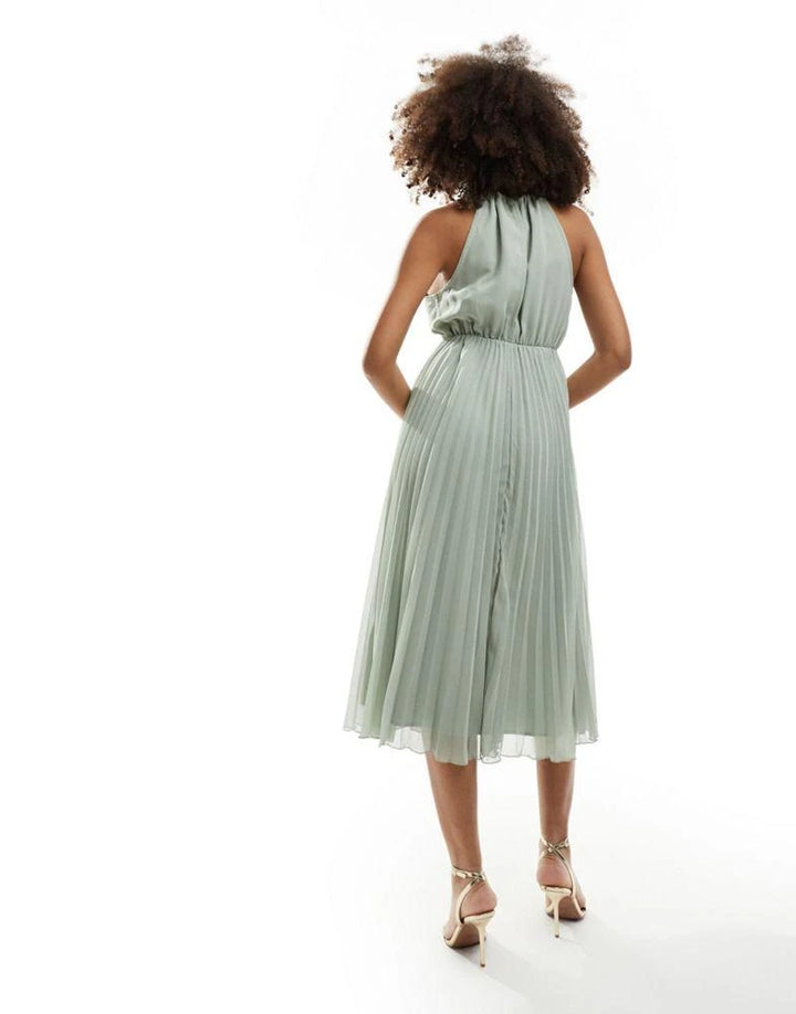 Rochie midi ASOS, verde